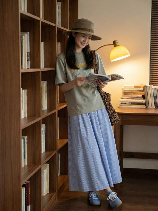  【面料工艺解析】春夏半身裙选购指南：从针织密度到色彩科学的系统性穿搭方案 时尚用品