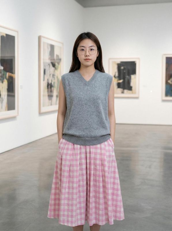  【面料工艺解析】春夏半身裙选购指南：从针织密度到色彩科学的系统性穿搭方案 时尚用品